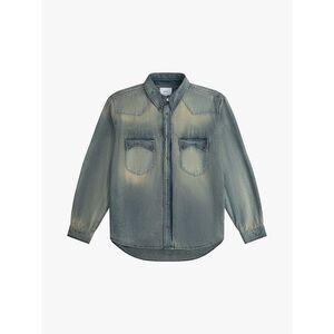 Rhude Blue Denim Women's Shirt